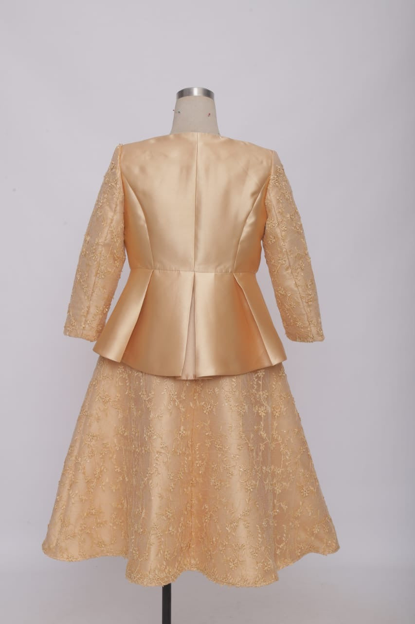 The "Opulence" Embellished Two-Piece Dress Set