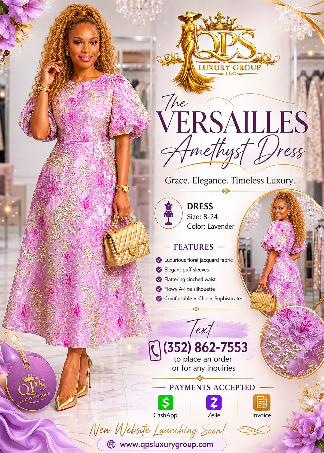 Versailles Amethyst dress