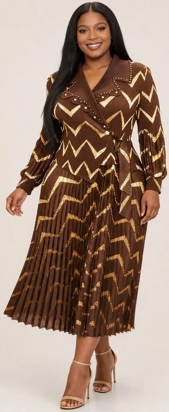 Bouncy Pleated Dress (DC48)
