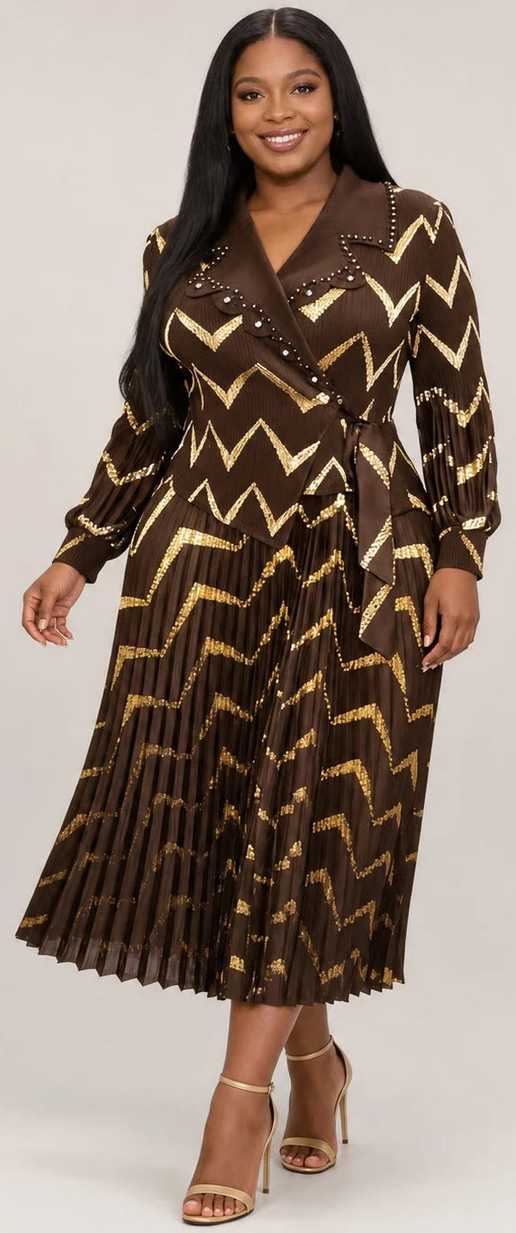 Bouncy Pleated Dress (DC48)
