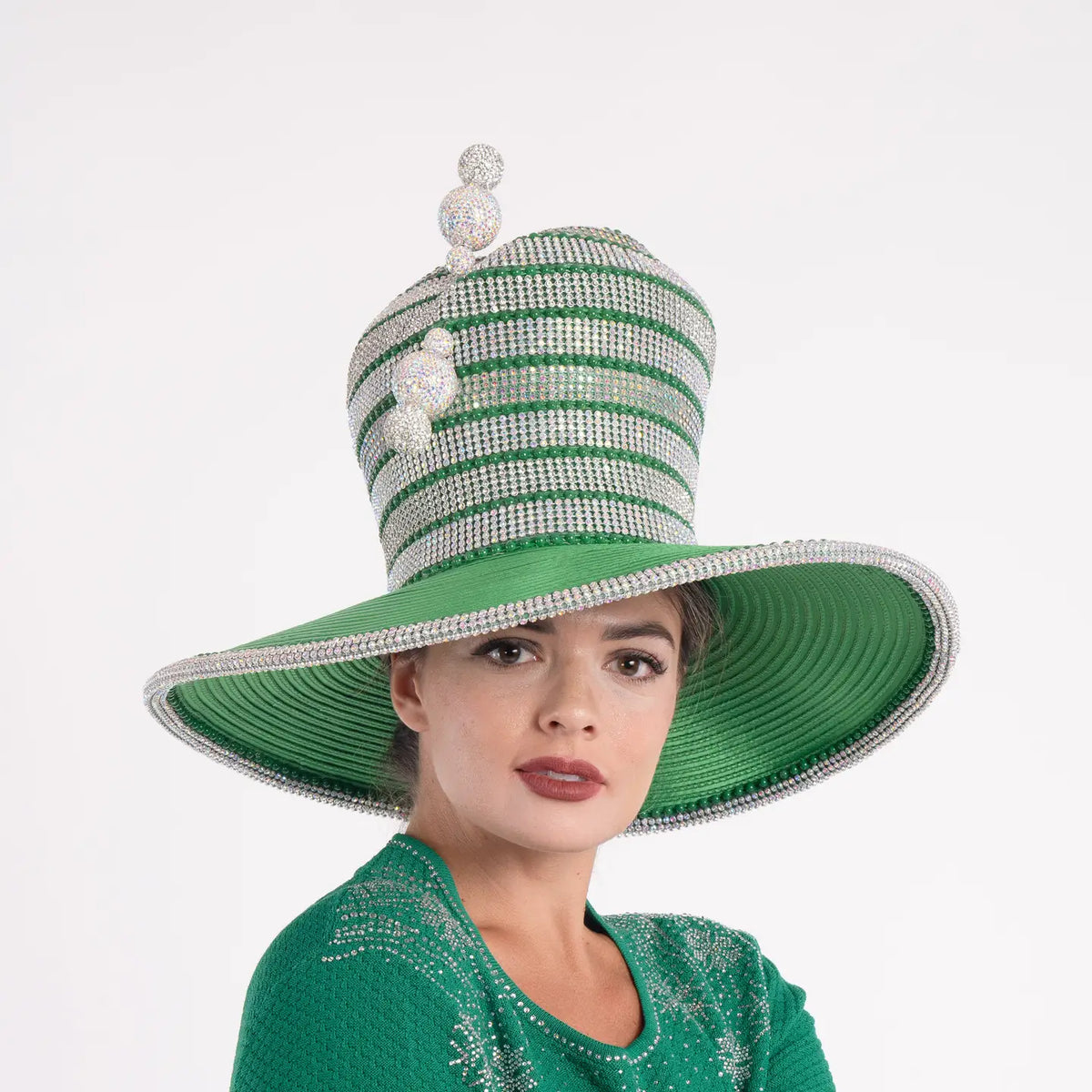 Radiance Rhinestone Cloche Hat