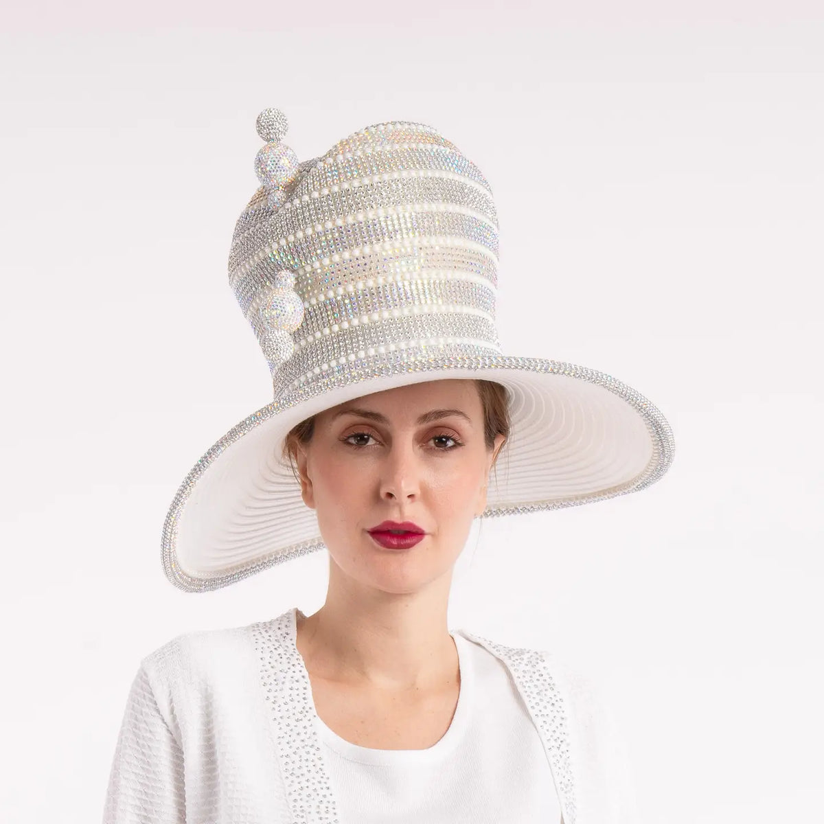 Radiance Rhinestone Cloche Hat