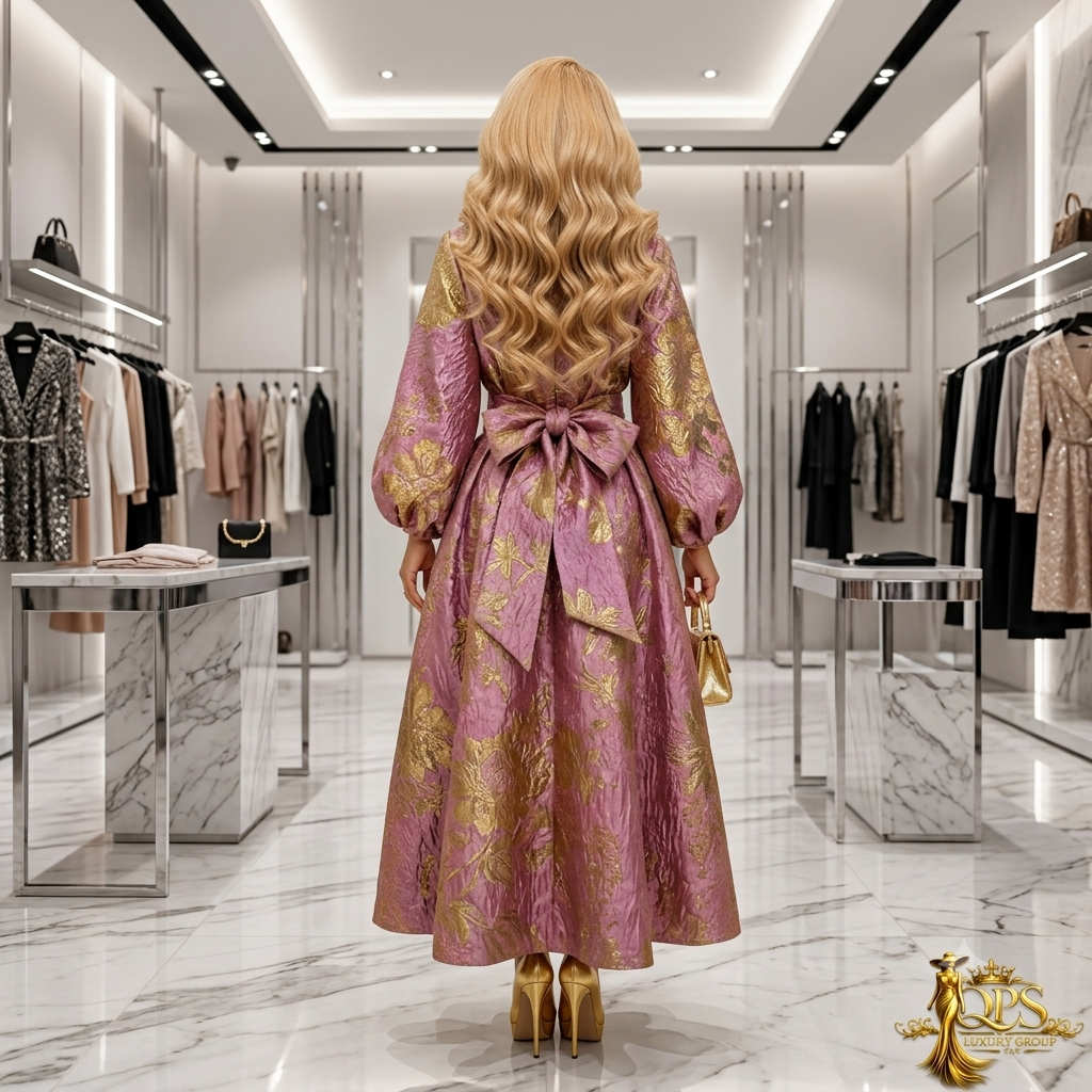 The Rose Gold Radiance dress