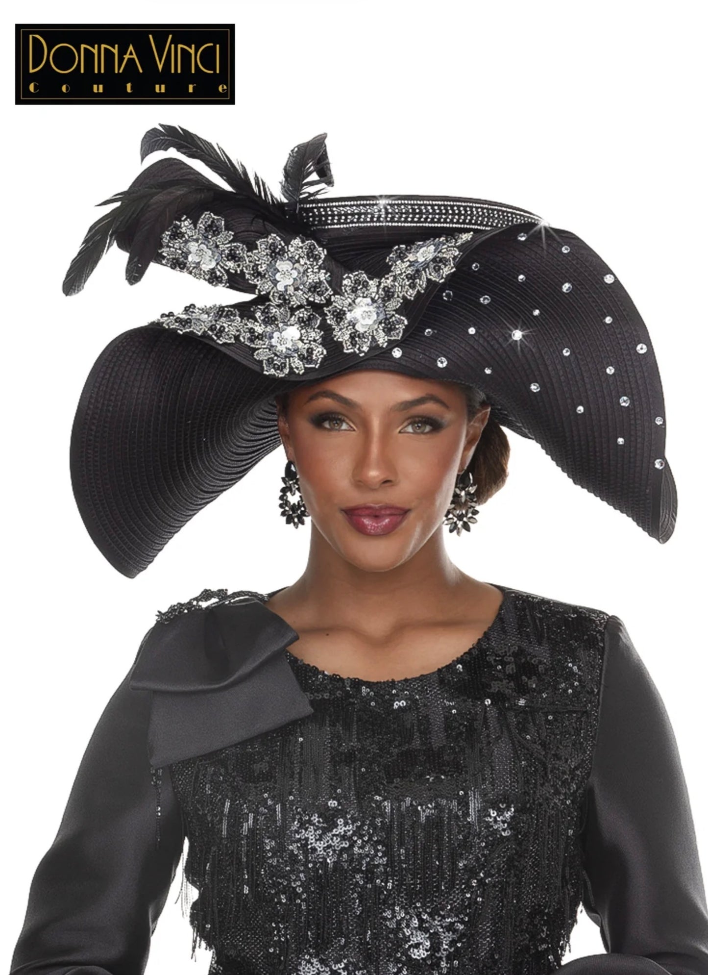 DonnaVinci 12276: Exquisite Virtual Silk & Sequin Dress