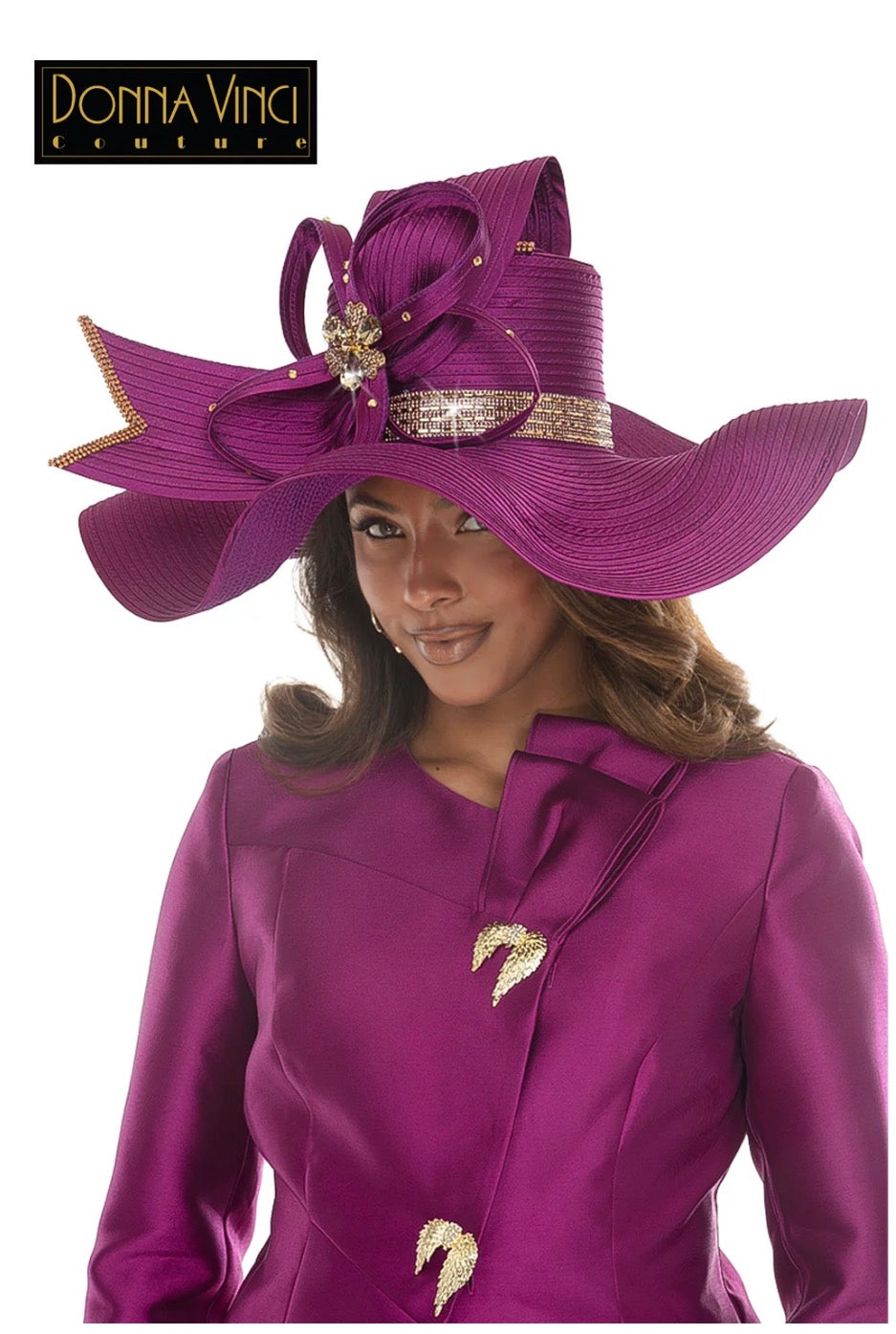 Donna Vinci 12292: Exquisite 2-Piece Virtual Silk Skirt Suit