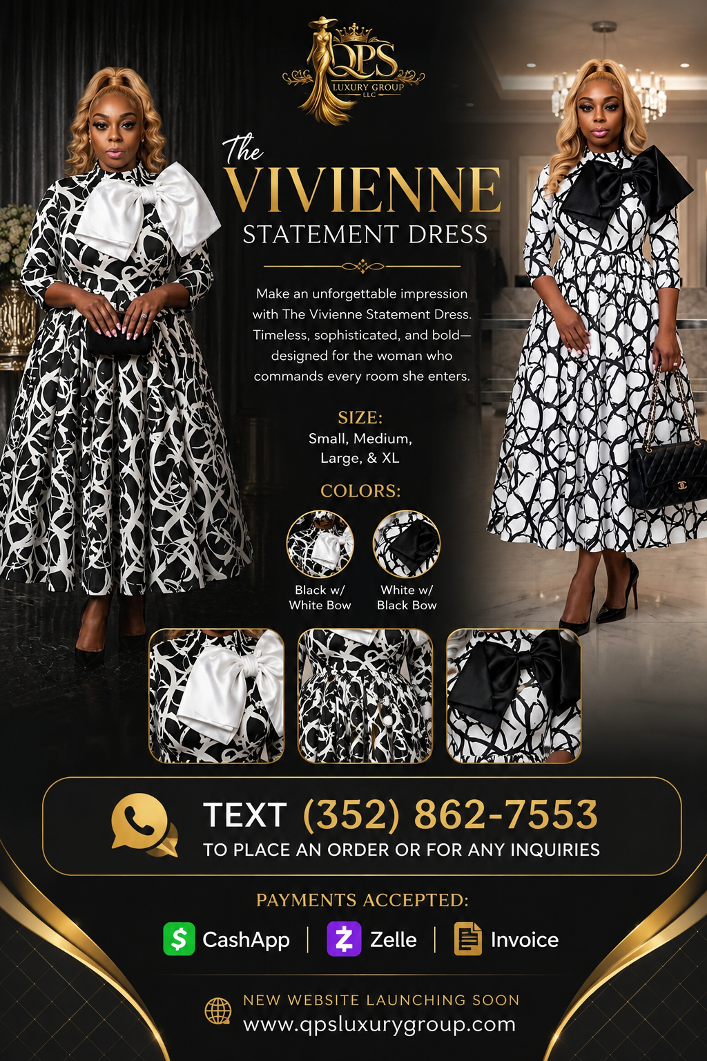 The Vivienne Statement dress