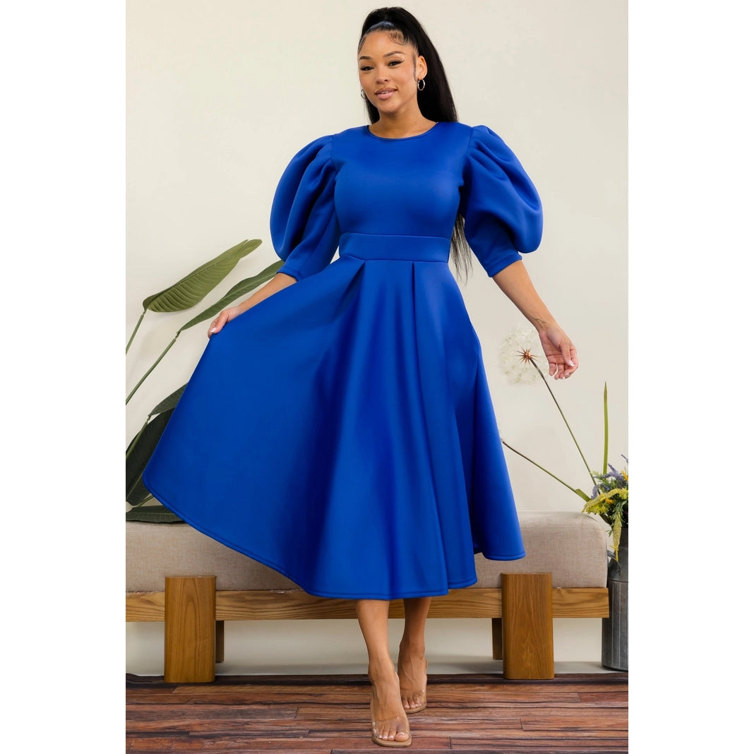 The Scuba Sculpt Midi dress