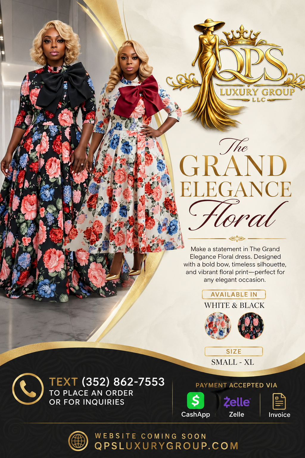 The Grand Entrance floral dress
