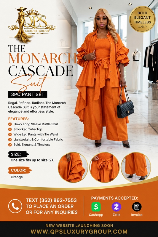 The Monarch Cascade 3pc pant set