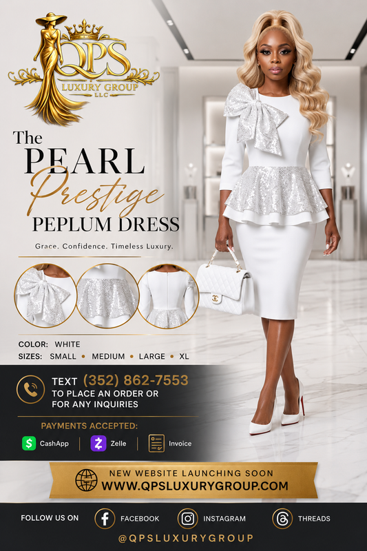 The Pearl Prestige Peplum dress