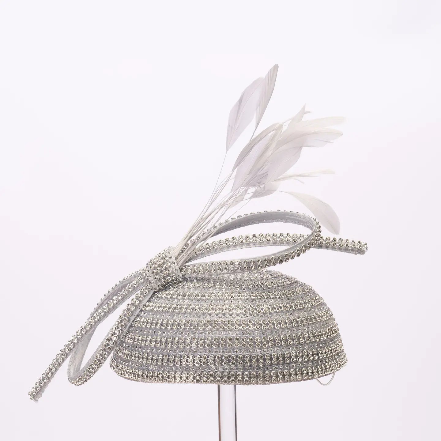 The Deco Brilliance Rhinestone Fascinator