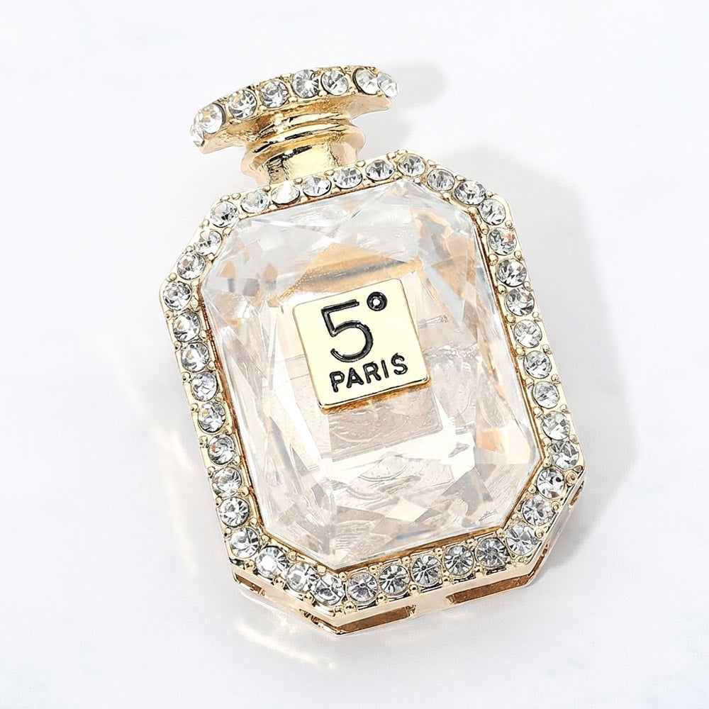 No. 5 Paris Message Perfume Pin Brooch