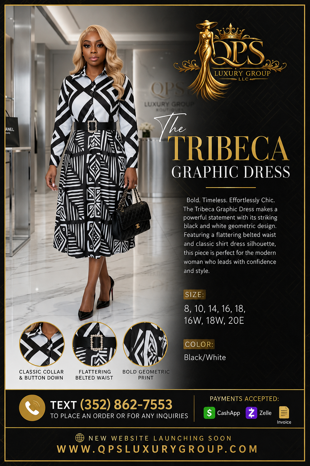 The Tribeca Graphic dress