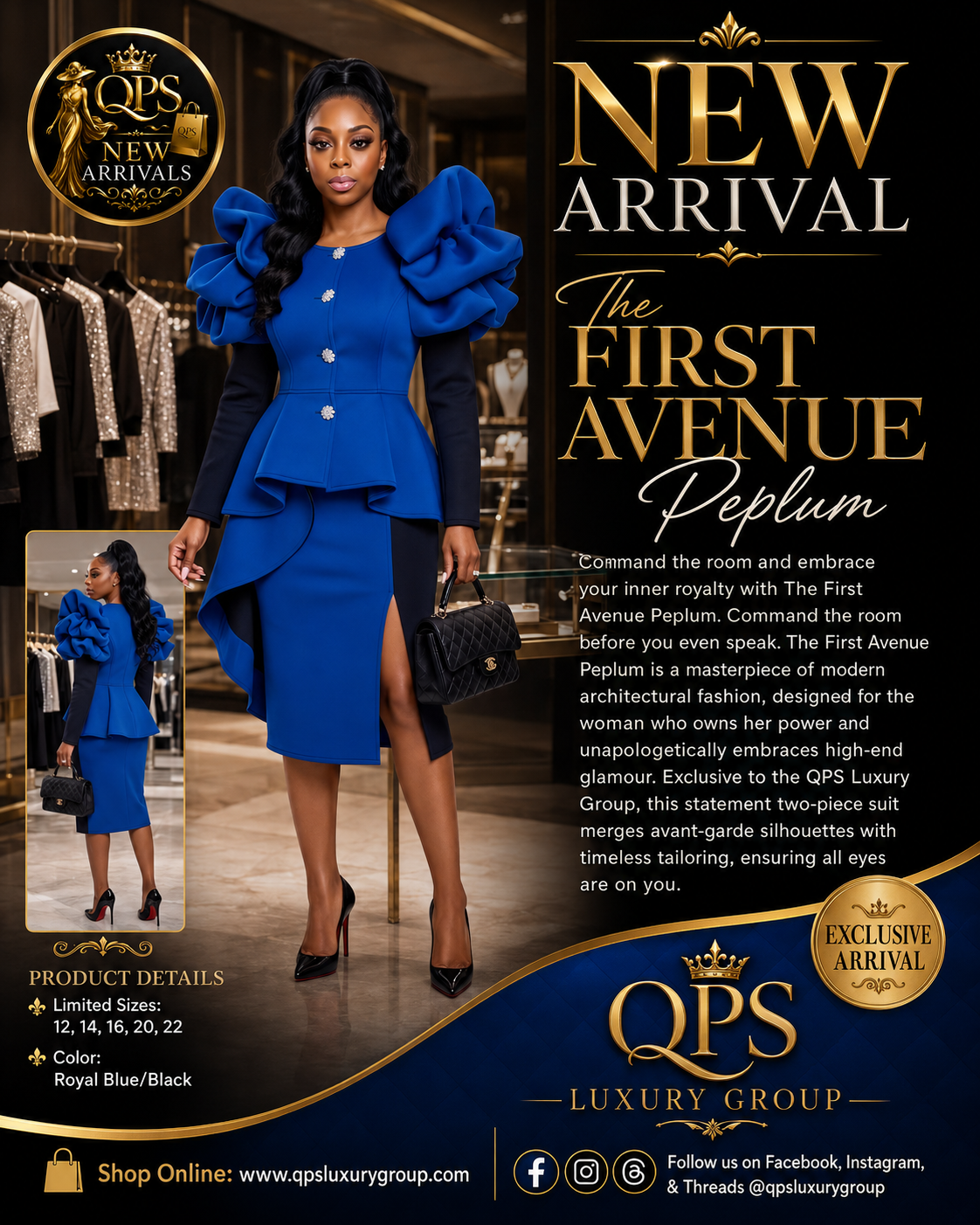 The Fifth Avenue Peplum suit
