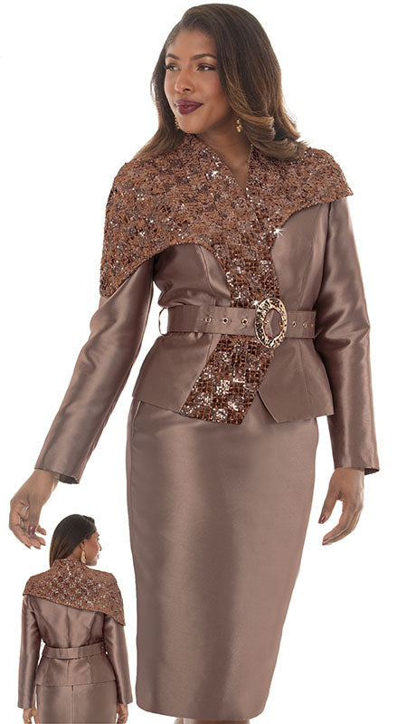 Donna Vinci 12288- Almond Suit