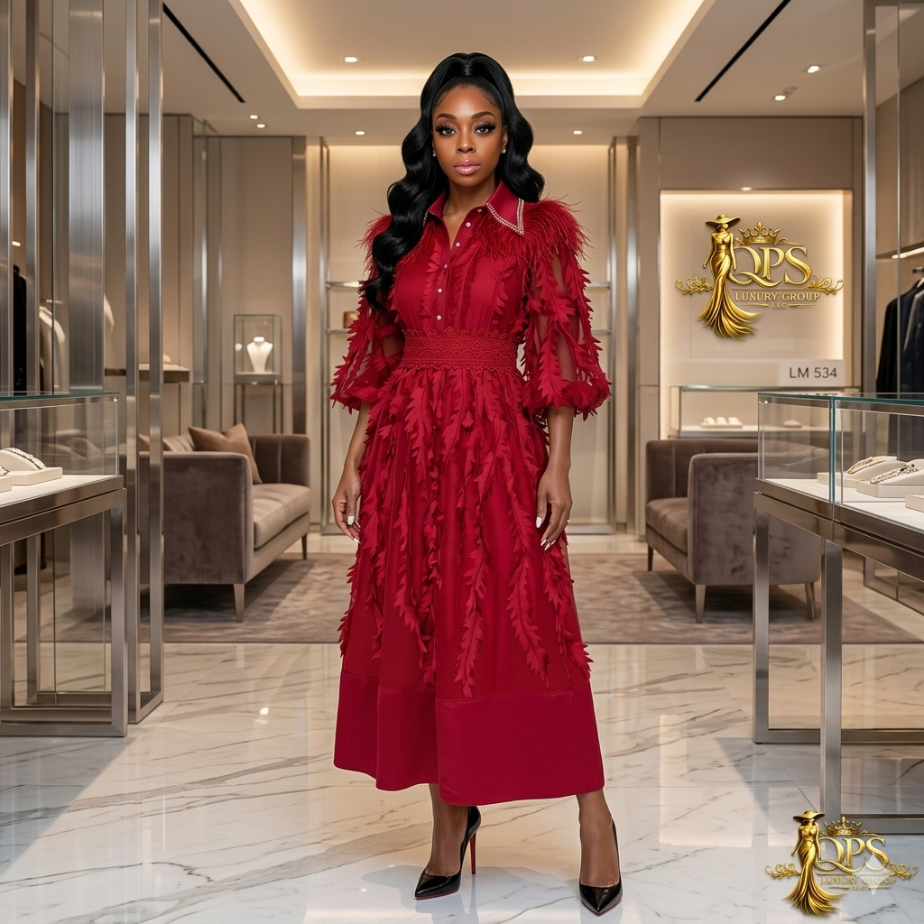 Imperial leaf statement skirt set