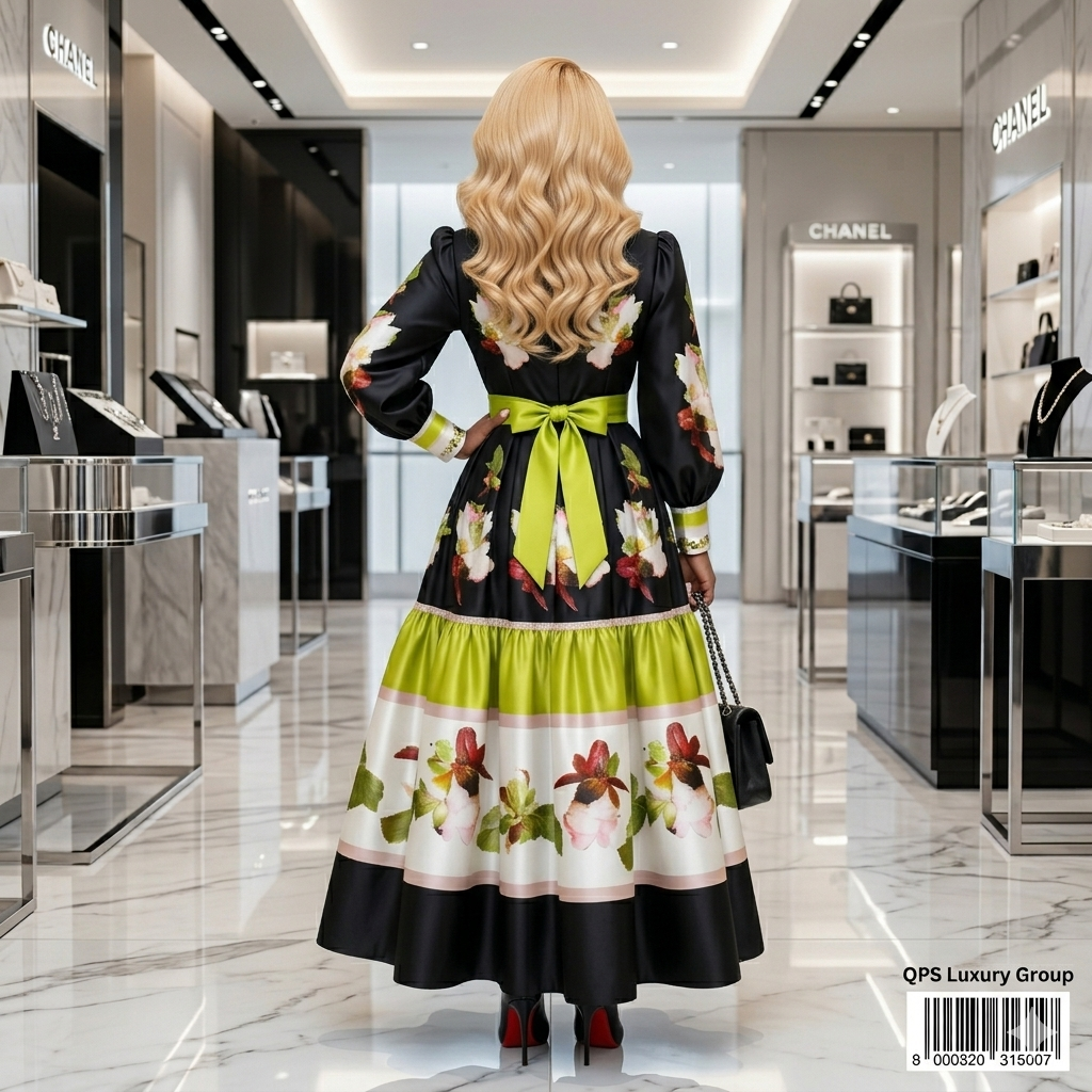 The "Nadia" Heritage Floral Mikado Maxi