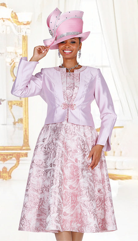 The "Champs-Élysées" Pink Ensemble jacket dress
