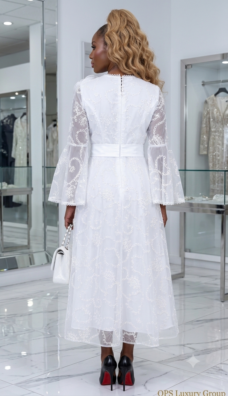 The Josephine Lace Midi Dress