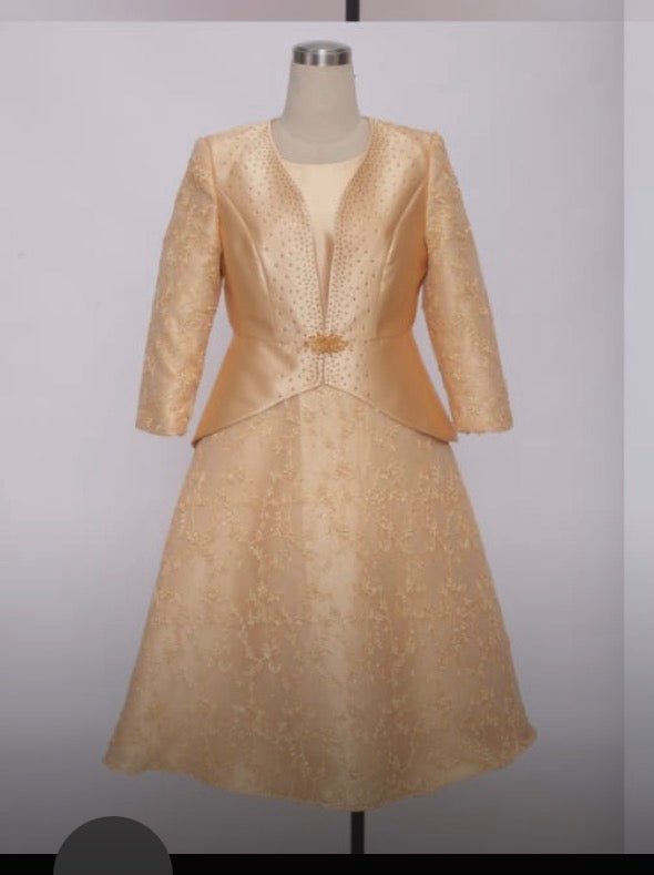 The "Opulence" Embellished Two-Piece Dress Set