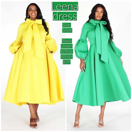 Leena bow dress