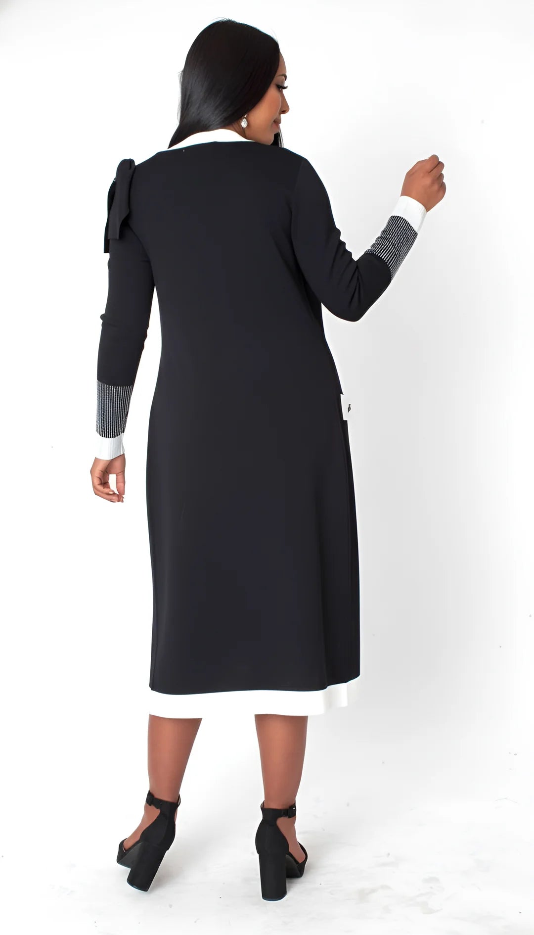 Camille Trim Knit Jacket Dress