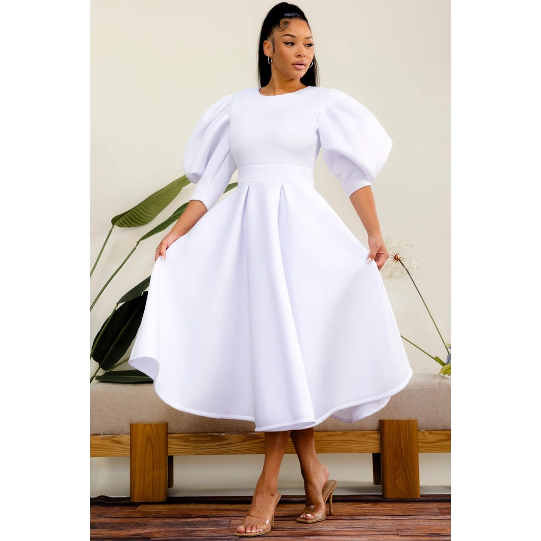 The Scuba Sculpt Midi dress