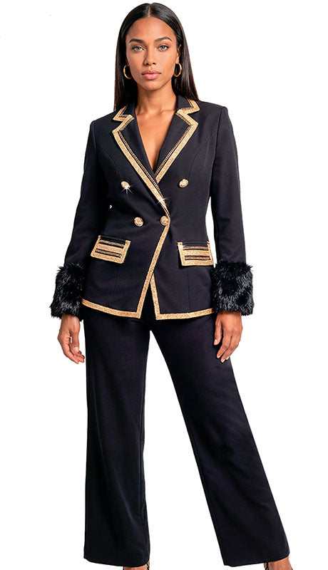 DonnaVinci 12283: 3-Piece Jacket, Cami, and Pant Set