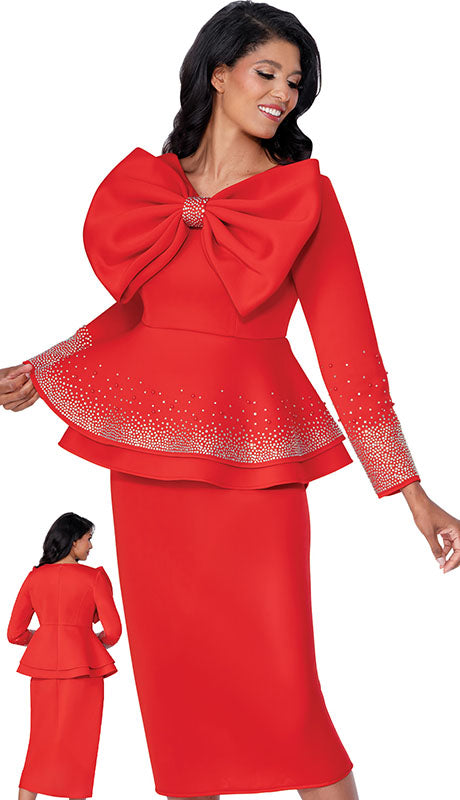 The Radiant Red Rhinestone Suit